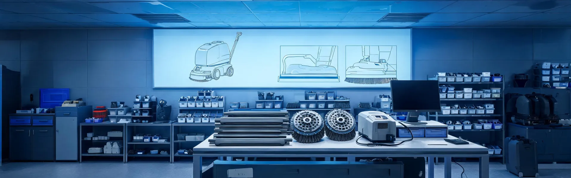 Commercial cleaning fleet support desk and service tools